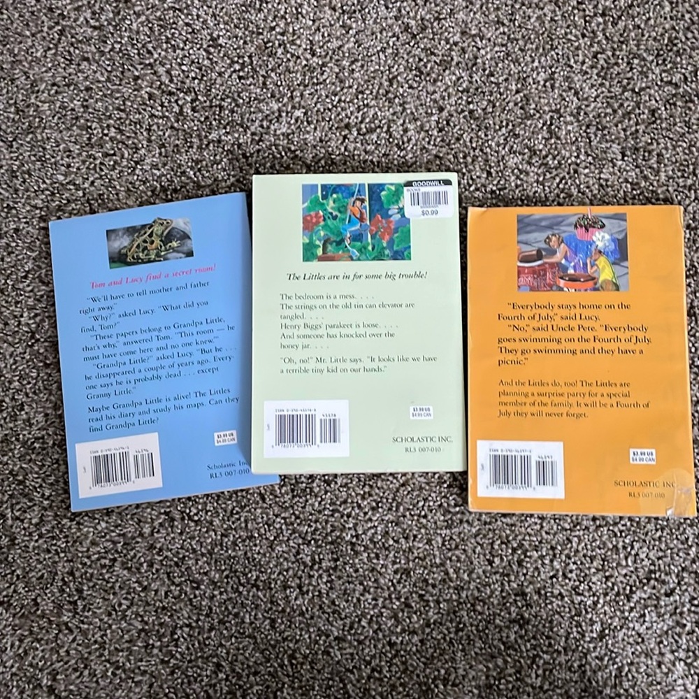 Scholastic The Littles Book Pair - Blue and Green Covers - Picture 2 of 2